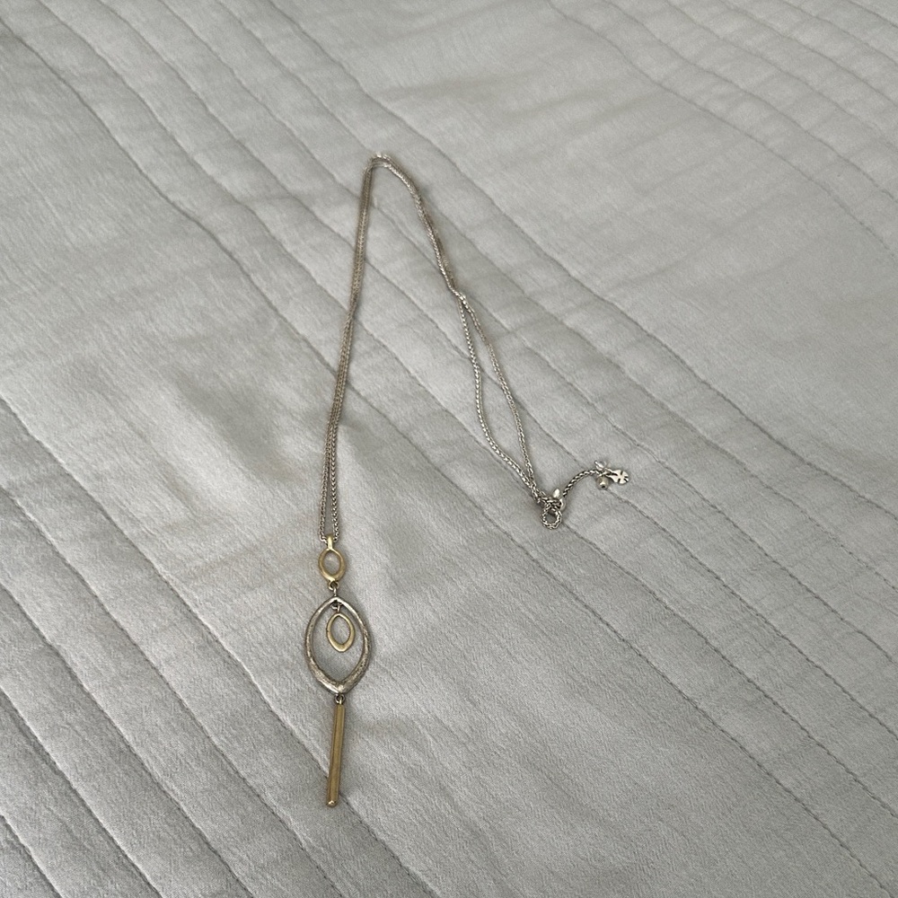 Lucky Brand Gold and Silver Minimalist Necklace